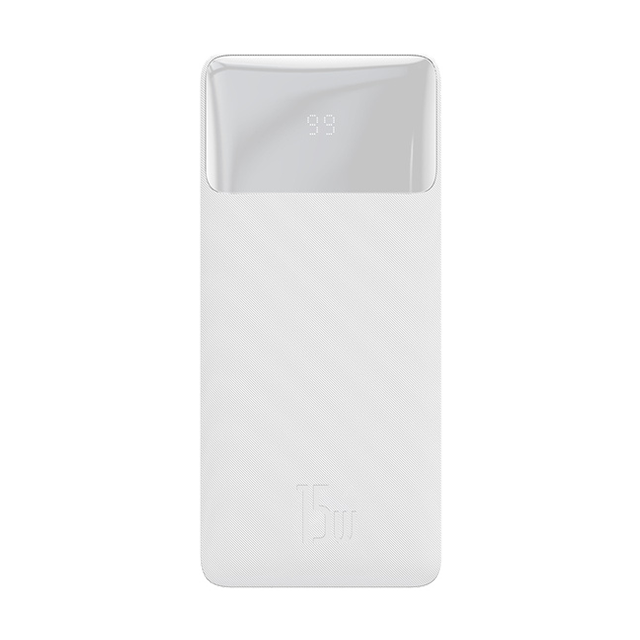Baseus 15W Bipow Digital Display Power Bank 30000mAh alb imagine noua